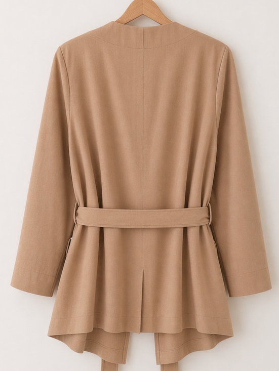 Camel Knit Kimono Sleeve Blazer | NWOT | Plus Size - Picture 2 of 11